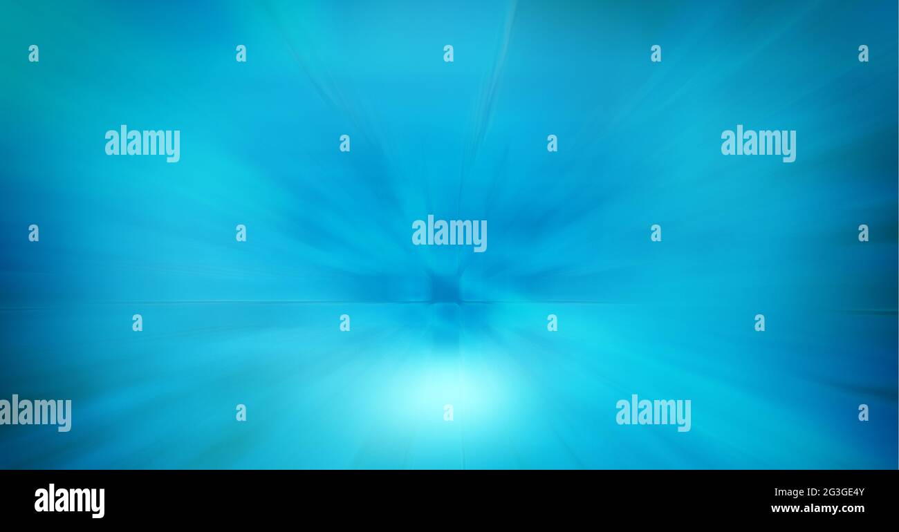 Digitally generated image of stretch effect against blue gradient background Stock Photo