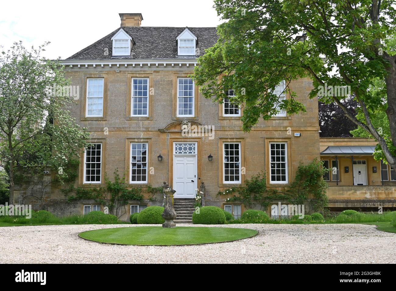 KIngham House, a former rectory now a private house lies on Church