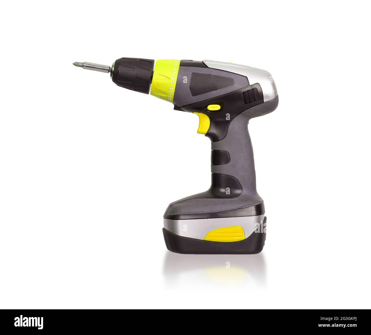 Cordless screwdriver or power drill Stock Photo Alamy