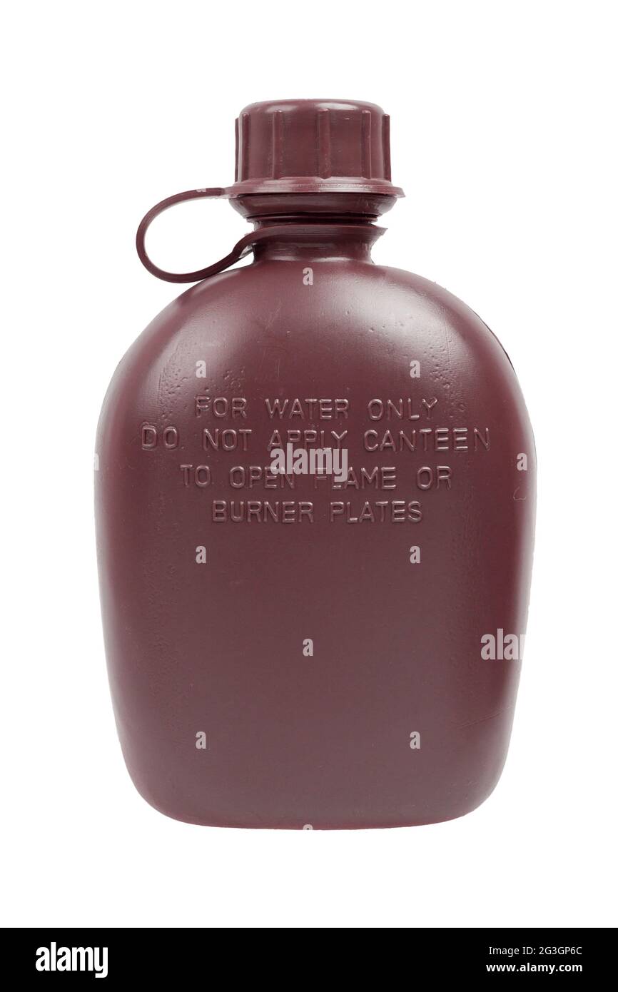 1 Quart Plastic Canteen Military Canteen Portable Military Water