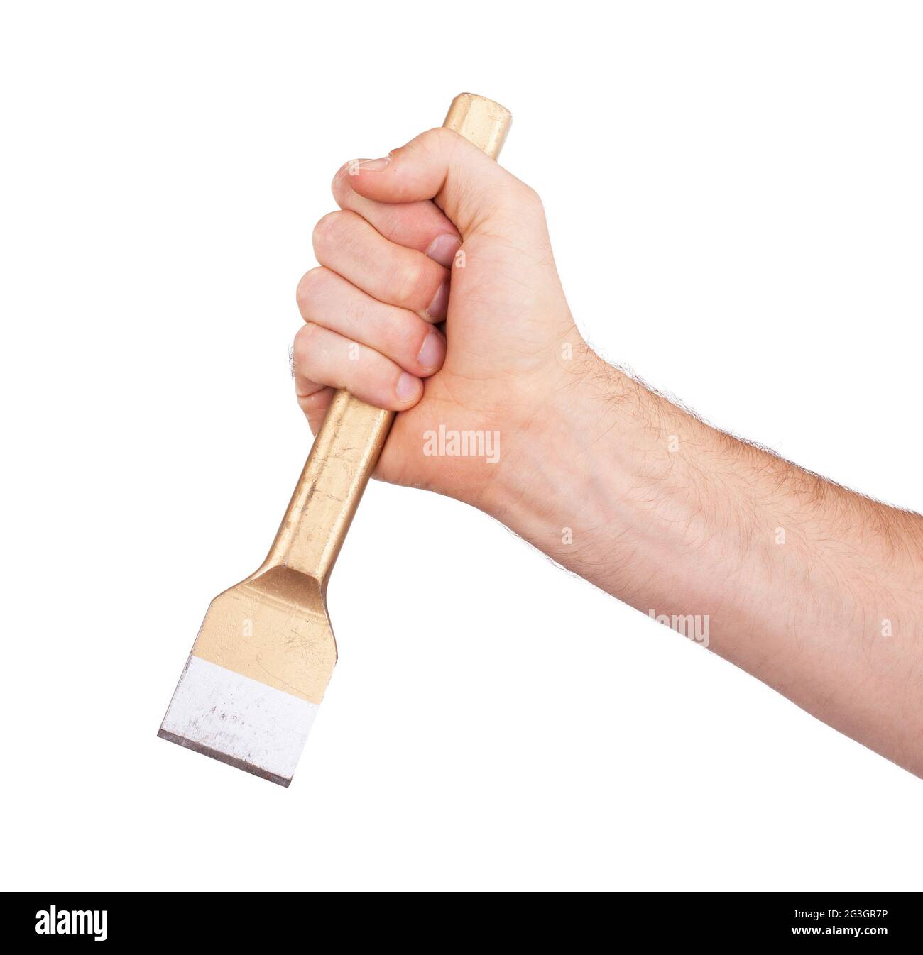 Cold chisel isolated Stock Photo Alamy