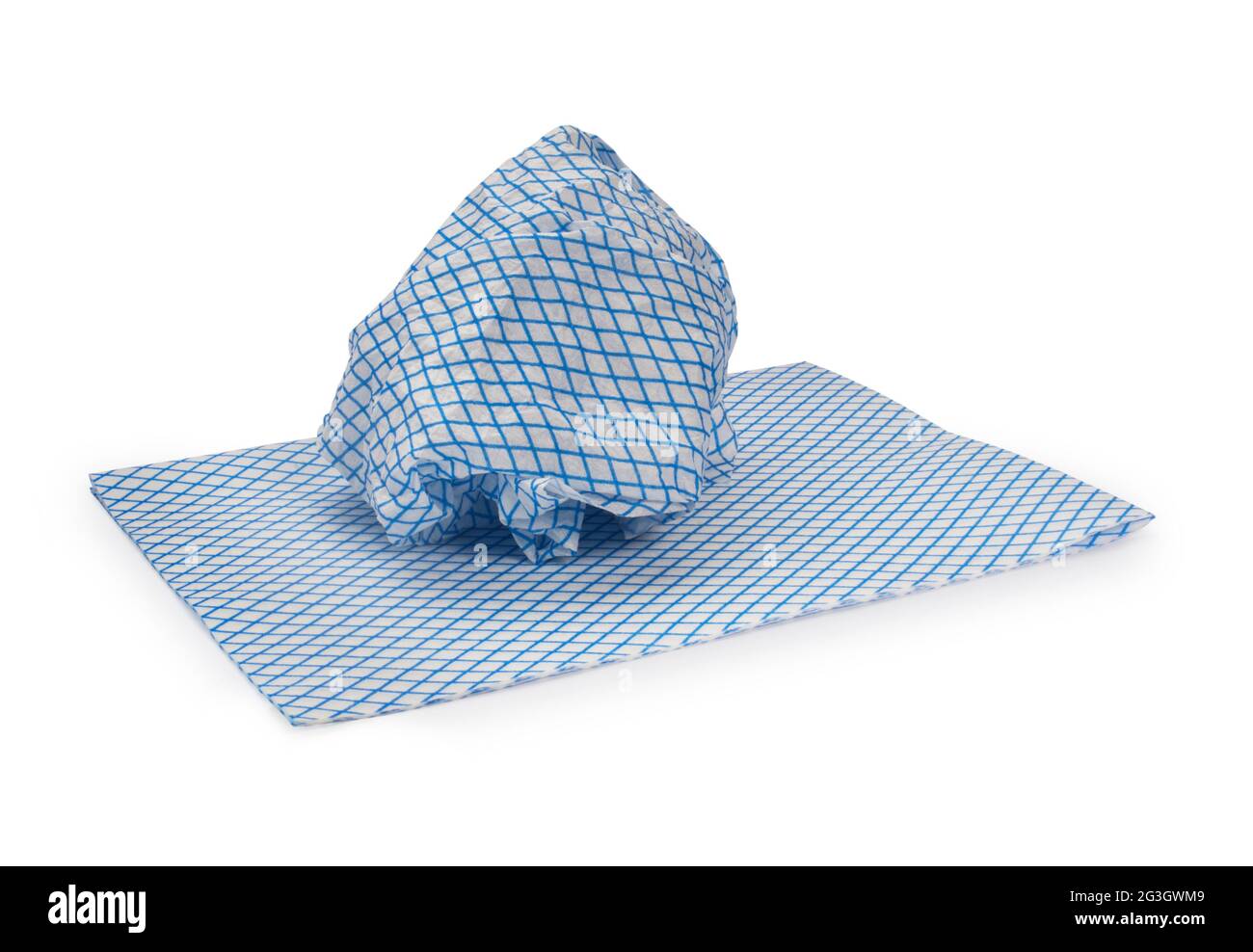 https://c8.alamy.com/comp/2G3GWM9/studio-shot-of-blue-and-white-kitchen-cleaning-cloths-cut-out-against-a-white-background-john-gollop-2G3GWM9.jpg