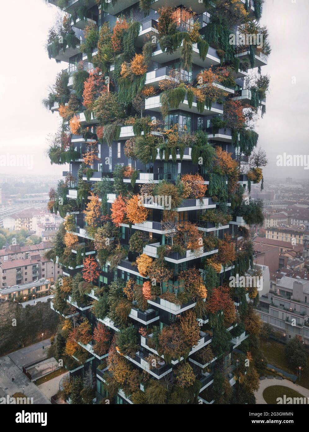 An eco-friendly skyscraper in Milan, Italy. BRUSSELS, BELGIUM: THIS ...