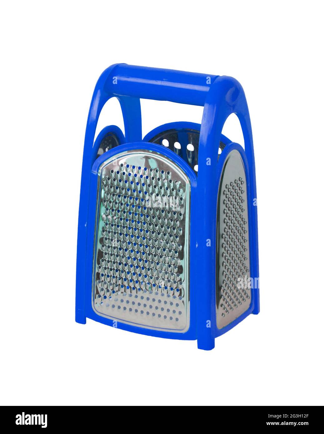 Blue plastic grater Stock Photo