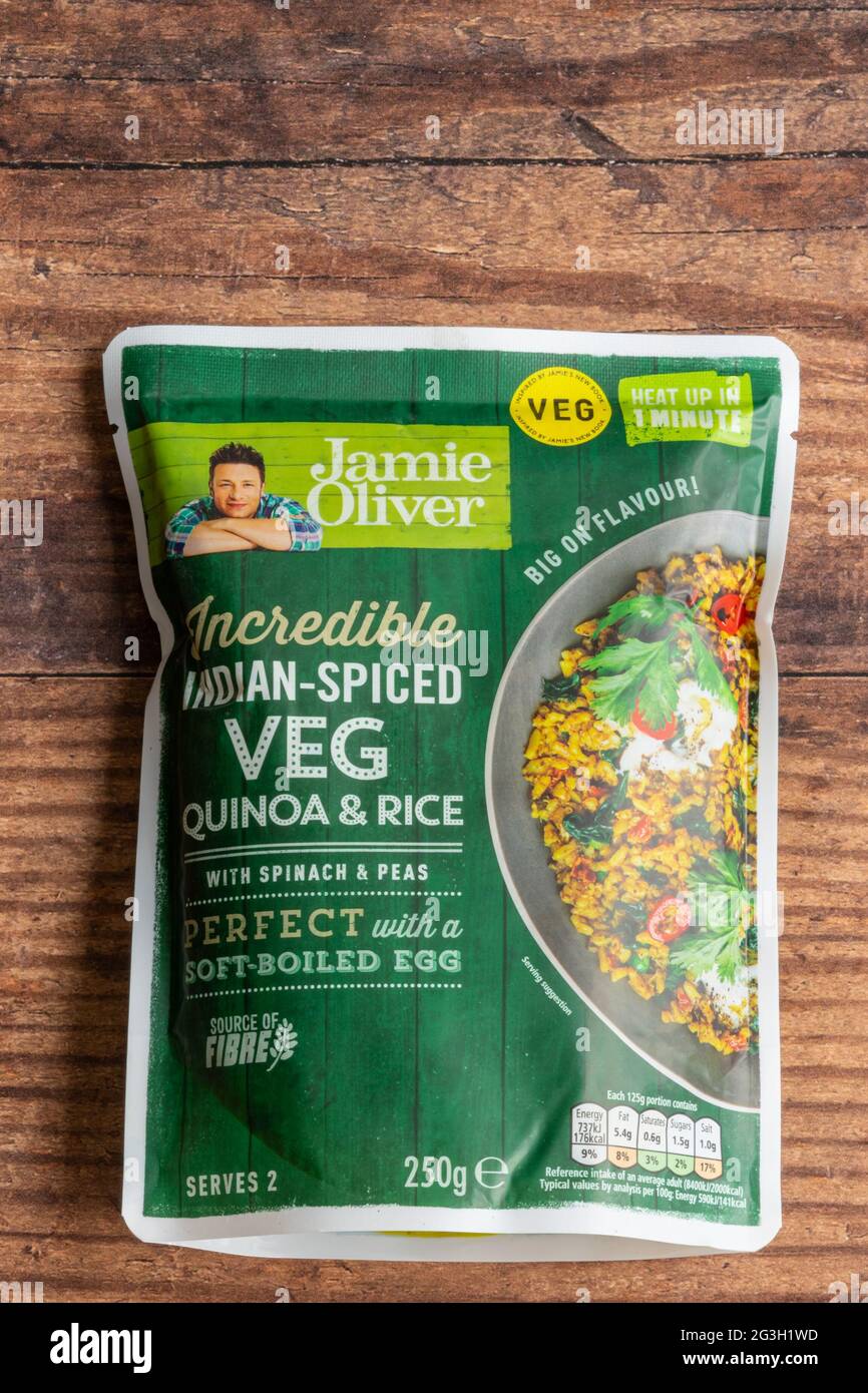 Irvine, Scotland, UK June 15, 2021 Jamie Oliver branded Indian