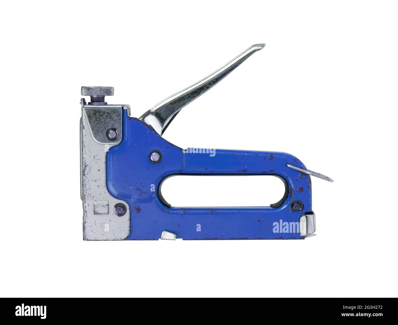 Construction handheld stapler Stock Photo Alamy