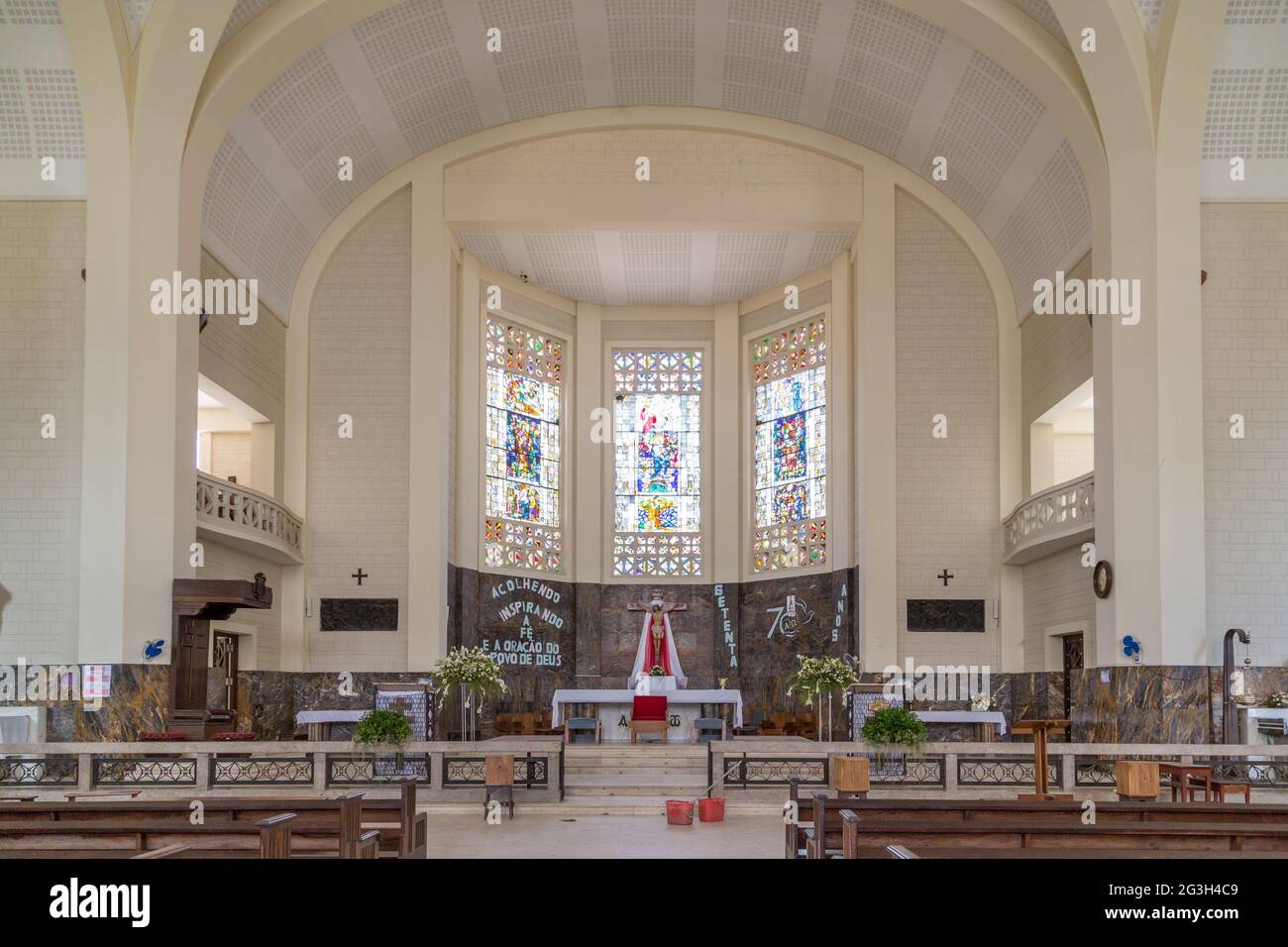 Cathedral of Our Lady of the Immaculate Conception, Maputo Stock Photo