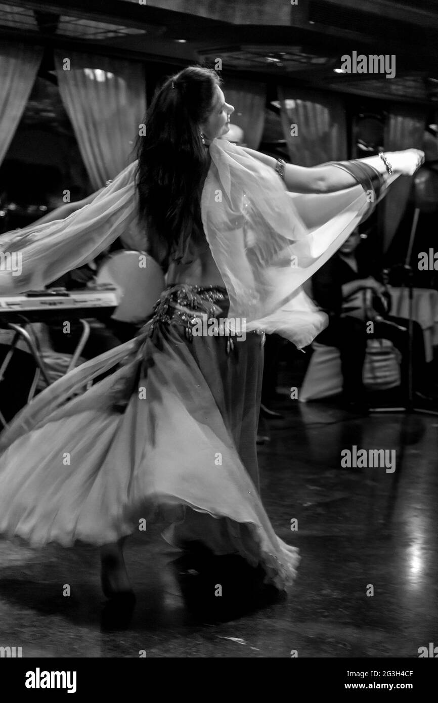 Belly Dance Show Black And White Stock Photos And Images Alamy