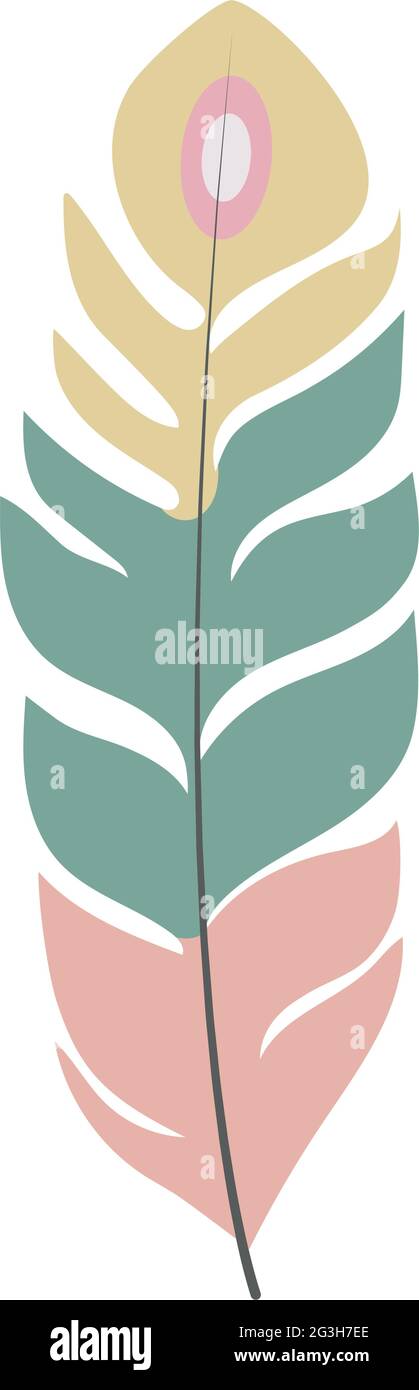 boho feather design Stock Vector Image & Art - Alamy