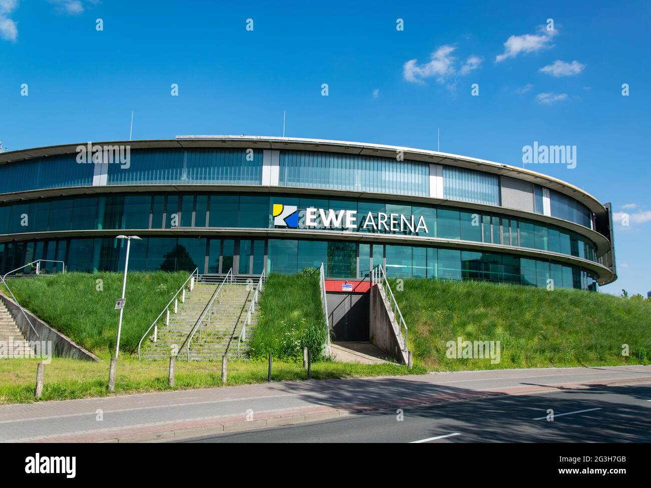 06/13/2021 EWE Arena Of The Basketball Team EWE Baskets Oldenburg Stock