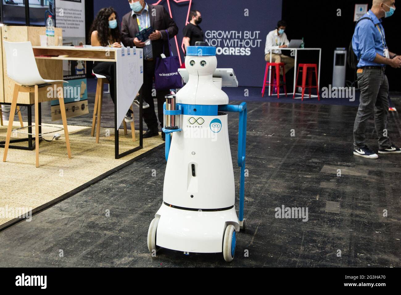 Kompai Robotics help for old people - 5th Edition Viva Technology. VivaTech  2021 is the world's rendezvous for startups and leaders to celebrate  innovation. It's a gathering of the world's brightest minds,
