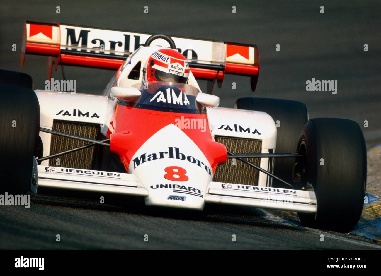 Niki Lauda. 1984 Dutch Grand Prix Stock Photo