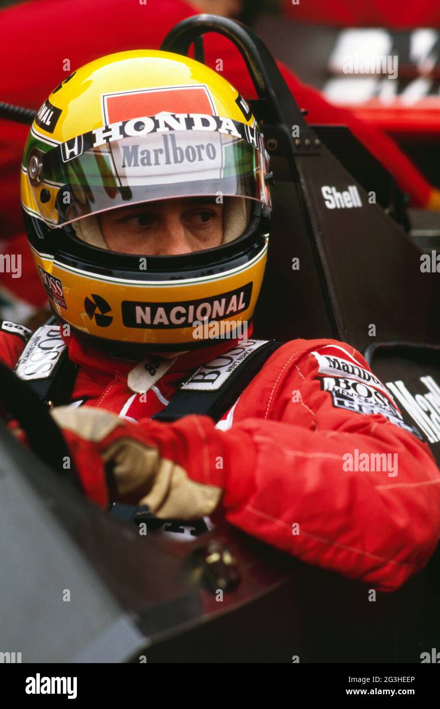 Ayrton Senna. 1989 Japanese Grand Prix Stock Photo - Alamy