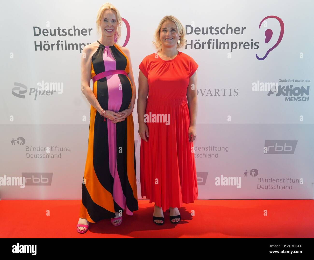 Berlin, Germany. 16th June, 2021. Director Feo Aladag (l) and Verena