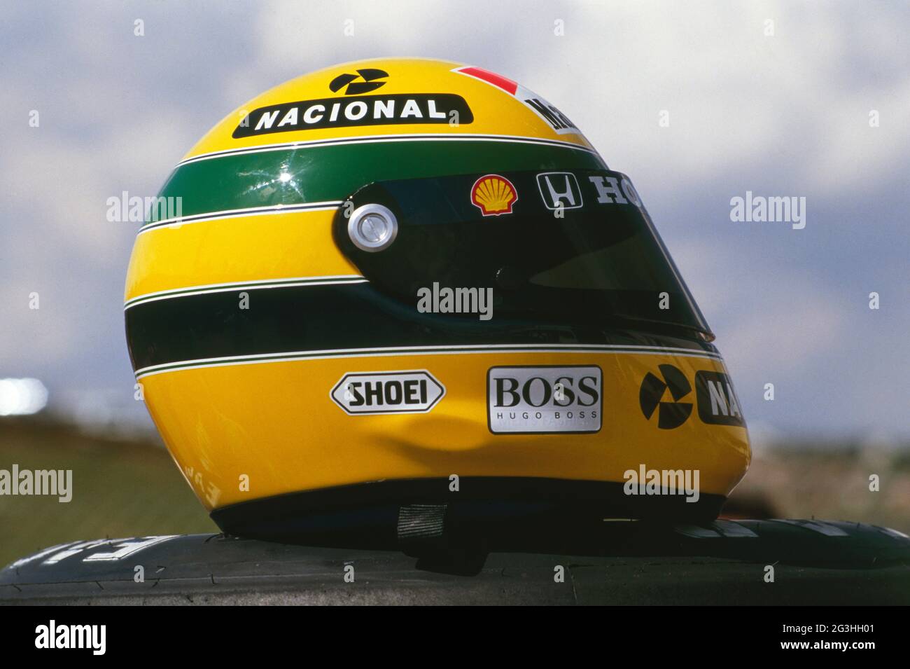 Ayrton Senna Stock Photo