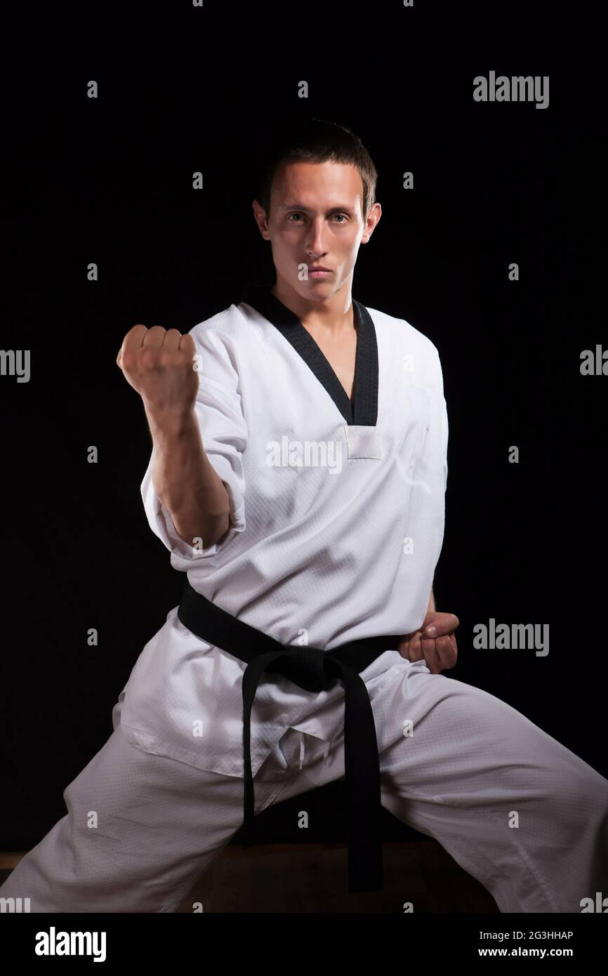 Martial arts master Stock Photo