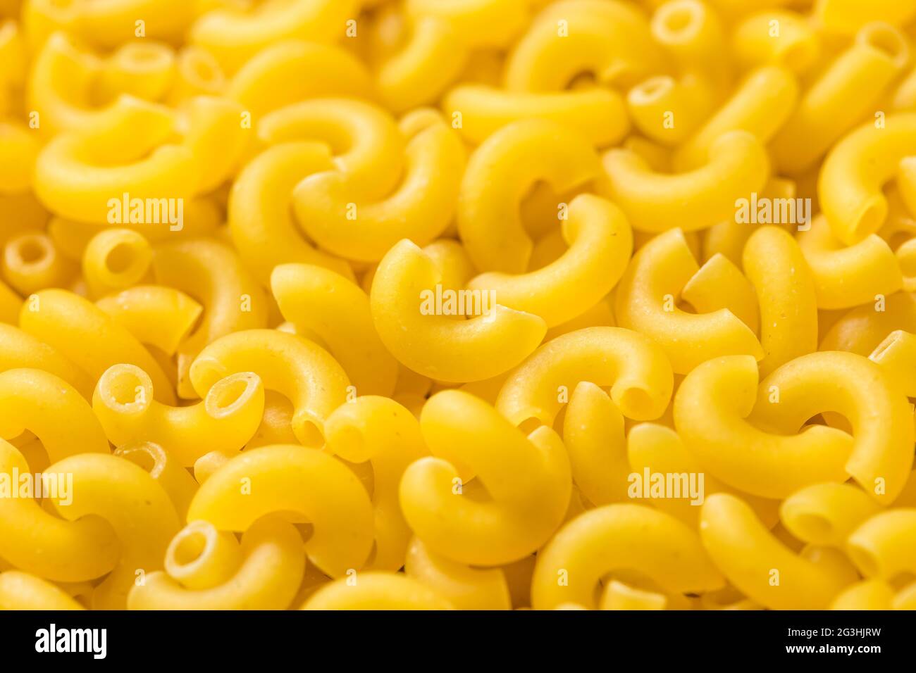 Dry Organic Elbow Macaroni Pasta Ready to Cook Stock Photo Alamy