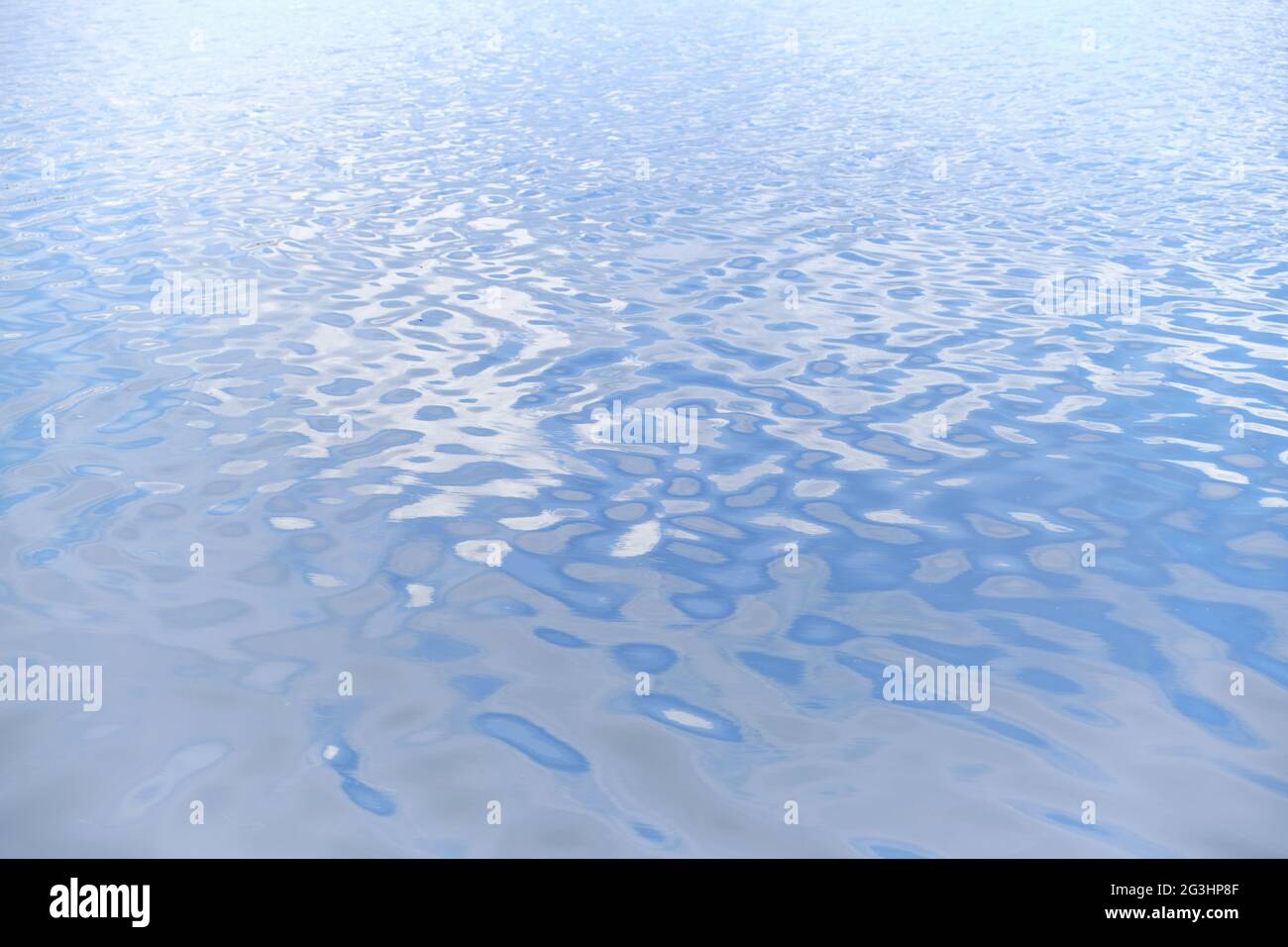Abstract background of blue ripples of water Stock Photo - Alamy