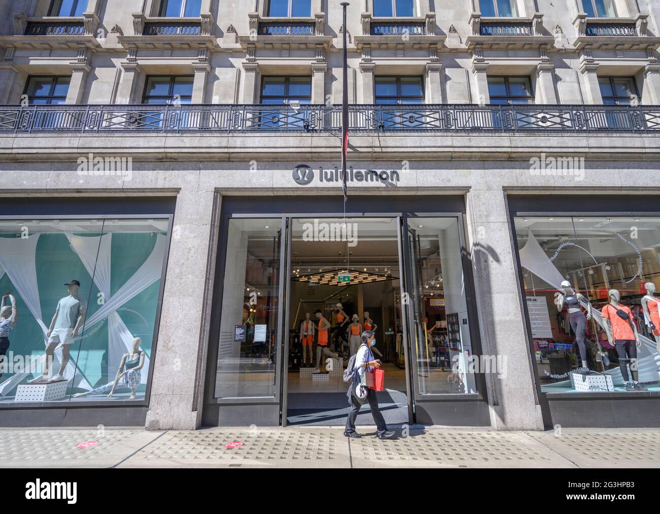 Lululemon store in London Regent Street, 16 June 2021 Stock Photo - Alamy