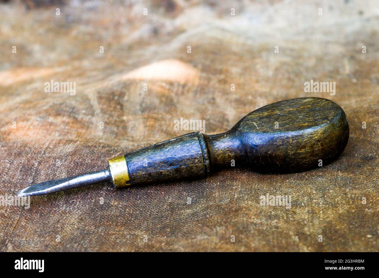 Vintage screwdriver, closeup view, France Stock Photo Alamy