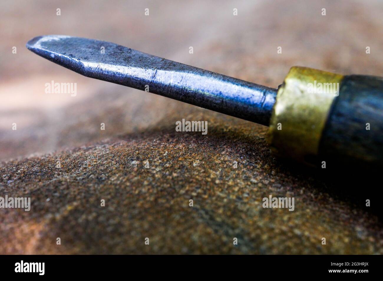Vintage screwdriver, closeup view, France Stock Photo Alamy