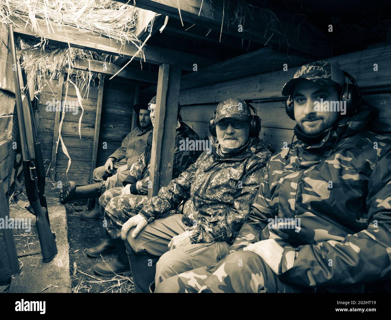 Hunting wild geese ducks snow geese goose hunt Stock Photo Alamy