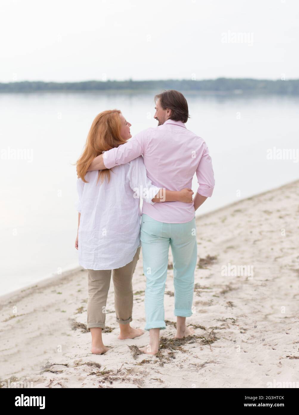 Caucasian middle aged couple hi-res stock photography and images - Alamy