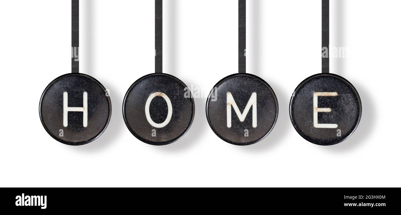 Typewriter buttons, isolated - Home Stock Photo - Alamy