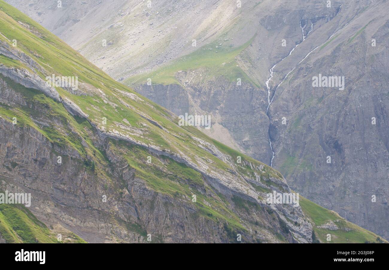 Typical view of the Swiss alps Stock Photo - Alamy