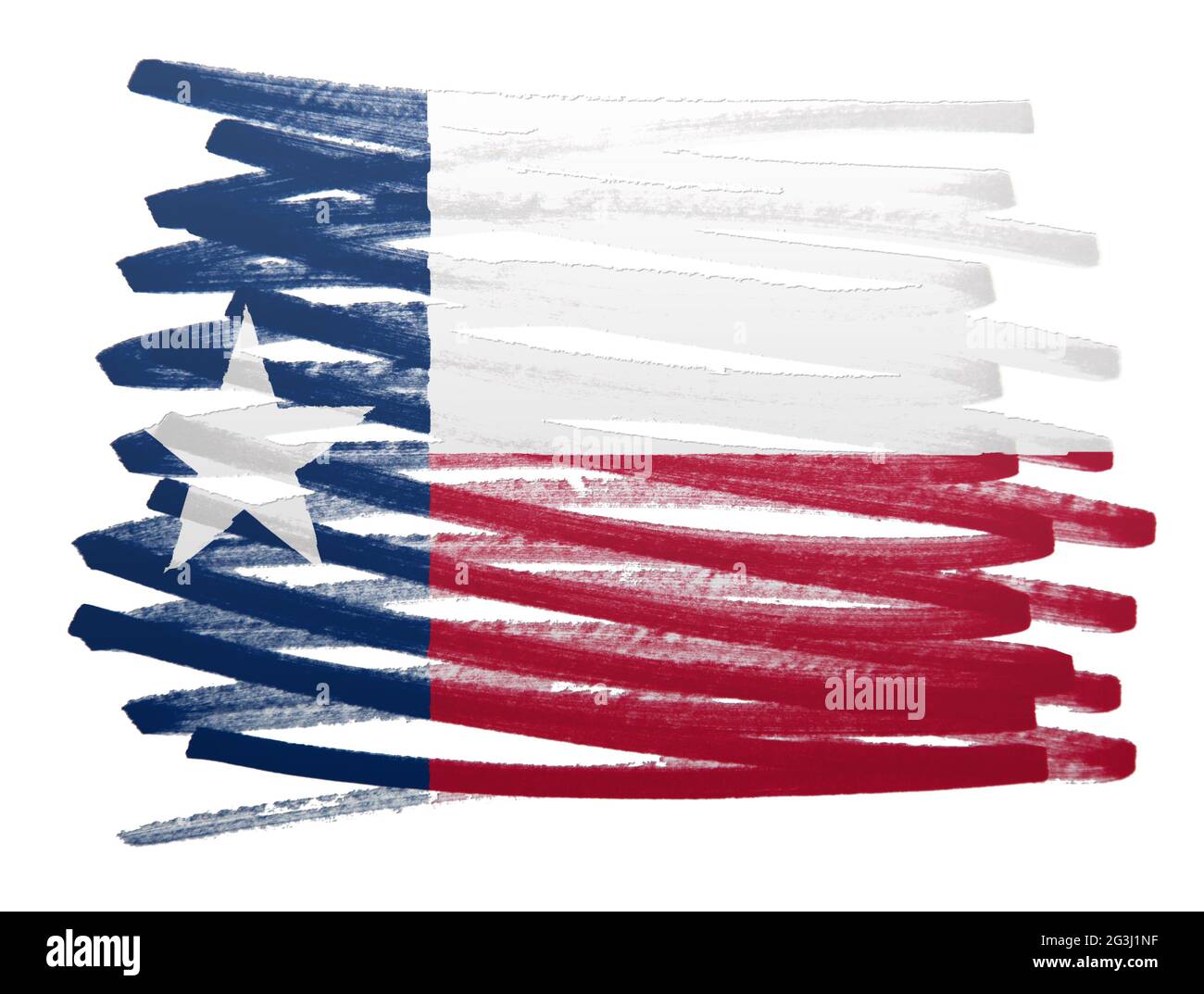 Flag illustration - Texas Stock Photo - Alamy