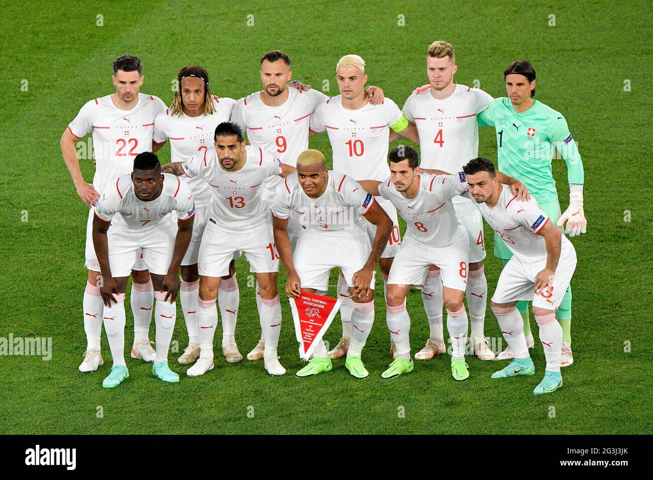 Switzerland Team Line Up During The Uefa Euro 2020 Group A Italy Vs Switzerland At The Olimpic Stadium In Rome Lm 2G3J3JK 