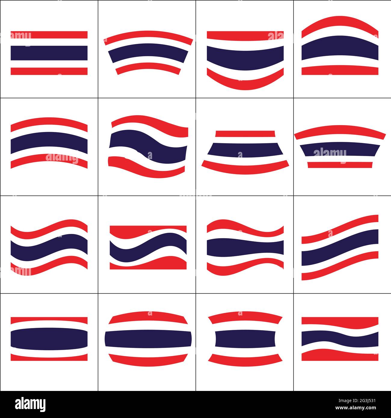 Thailand Emoji Flag Of Thailand Stock Vector Image Art Alamy
