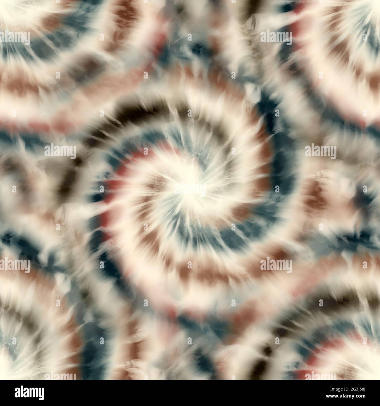 Seamless spiral tie dye pattern for surface design print Stock Photo ...