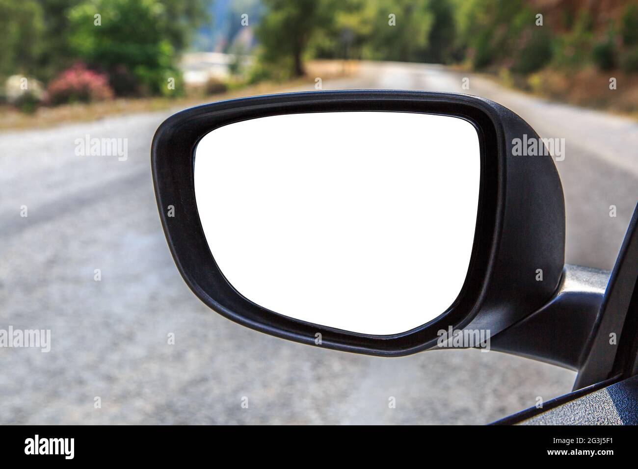 Rearview Mirror Stock Photo Alamy