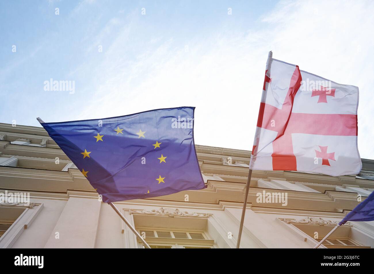 european-union-georgia-flag-hi-res-stock-photography-and-images-alamy