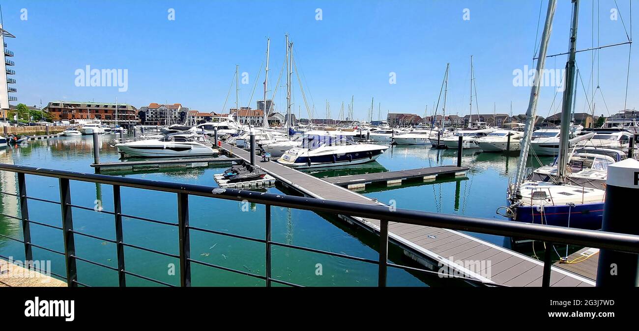 Ocean Village Marina Southampton, UK Stock Photo Alamy