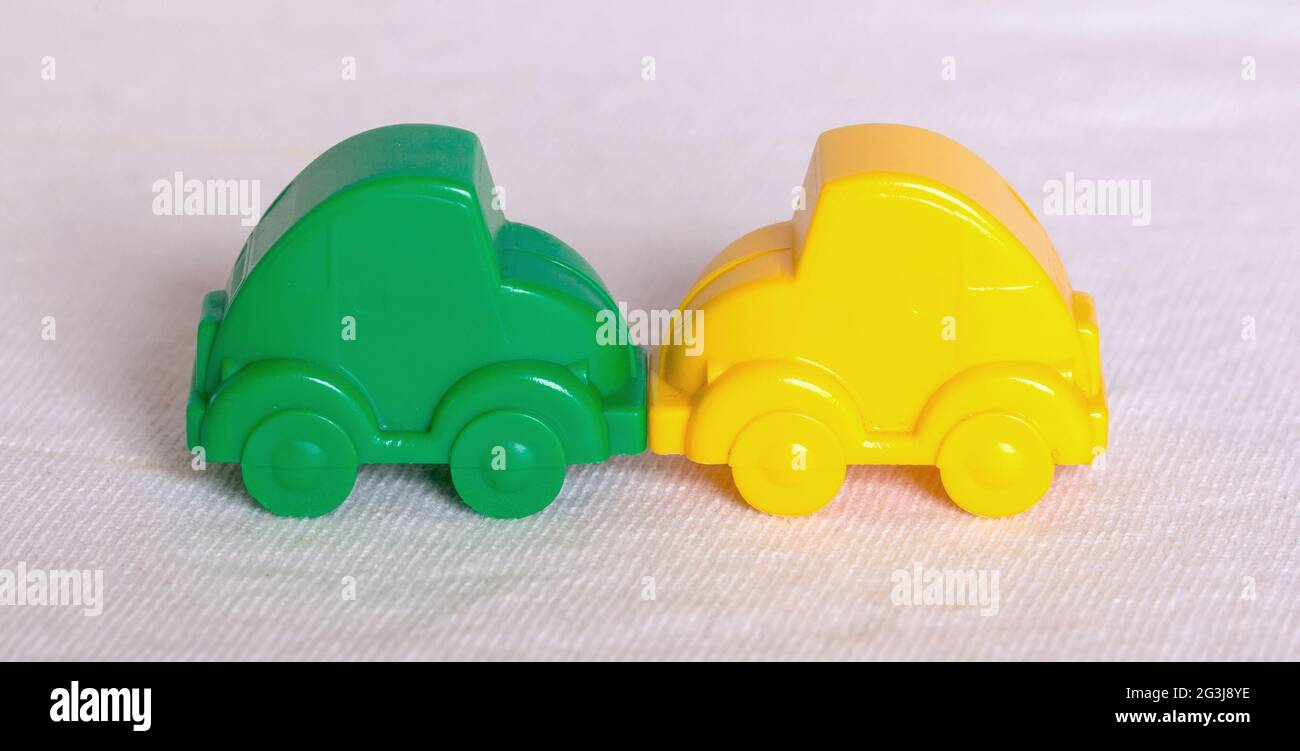 Toy cars isolated Stock Photo Alamy