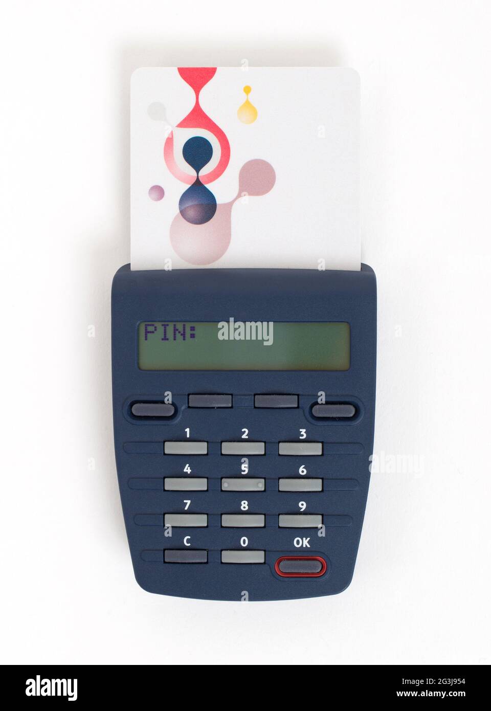 Security device for banking at home Stock Photo
