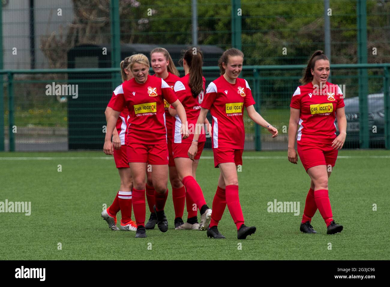 Ystrad Mynach, Wales 16 May 2021. Orchard Welsh Premier Women's League  match between Cascade Youth Club Ladies and Abergavenny Women Stock Photo -  Alamy