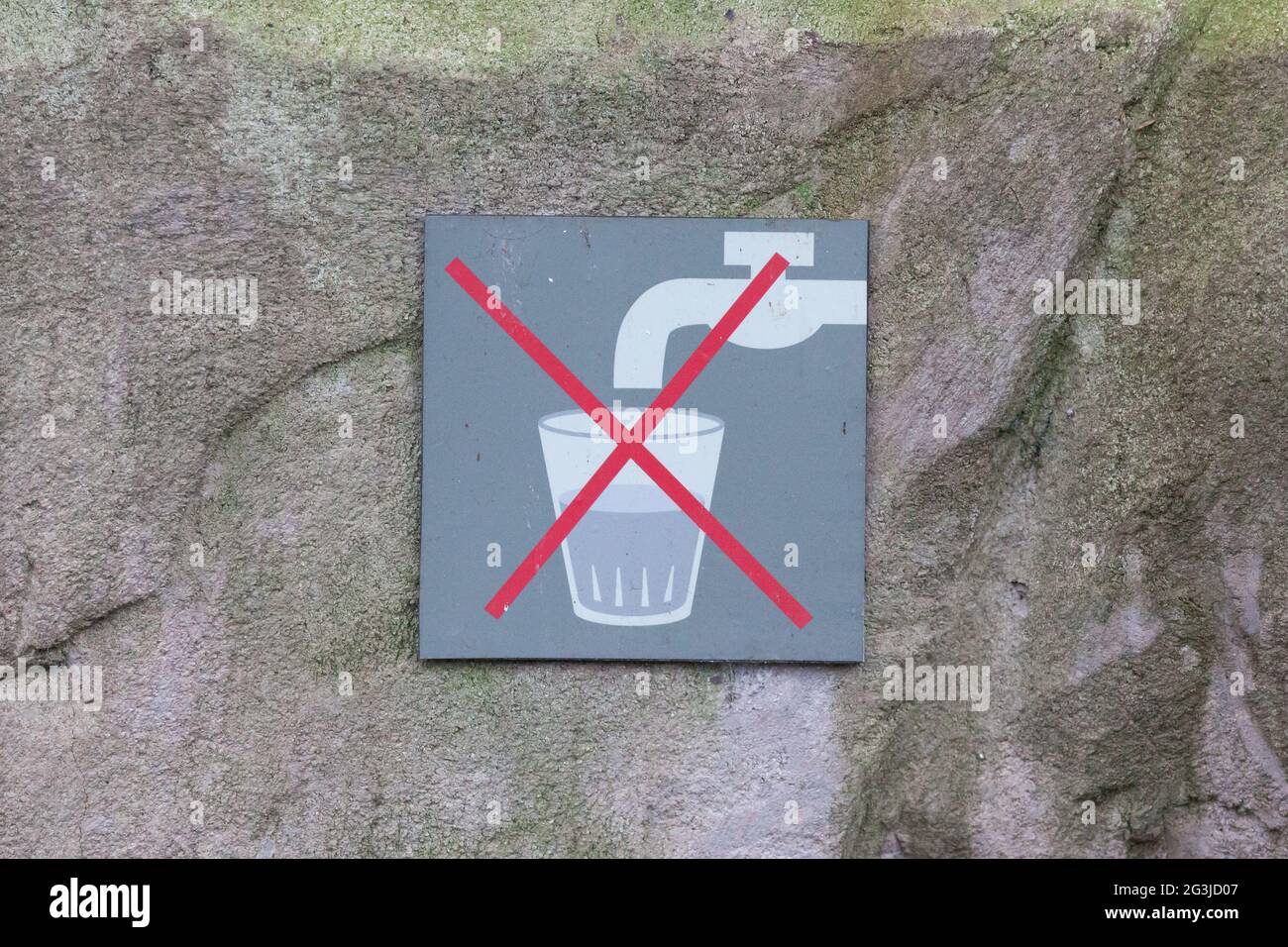 Do not drink water Stock Photo - Alamy