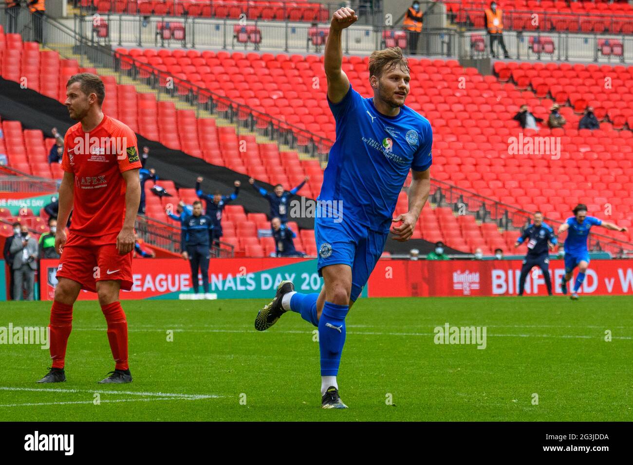 London, England 22 May 2021. The Buildbase FA Vase Final between