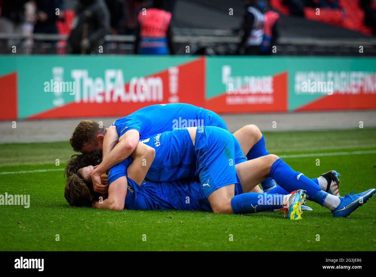 London, England 22 May 2021. The Buildbase FA Vase Final between