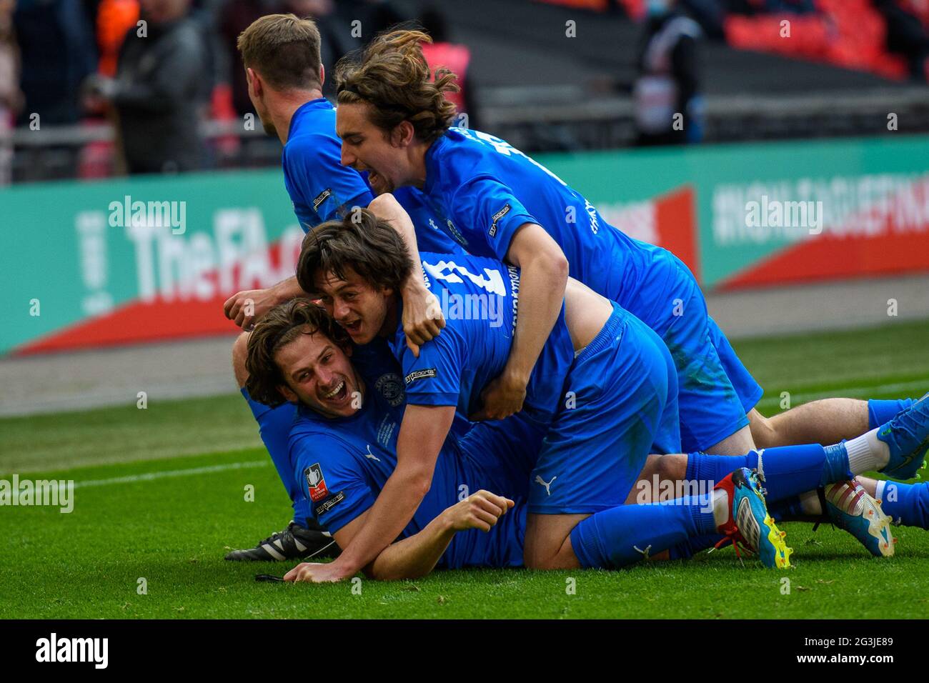 London, England 22 May 2021. The Buildbase FA Vase Final between