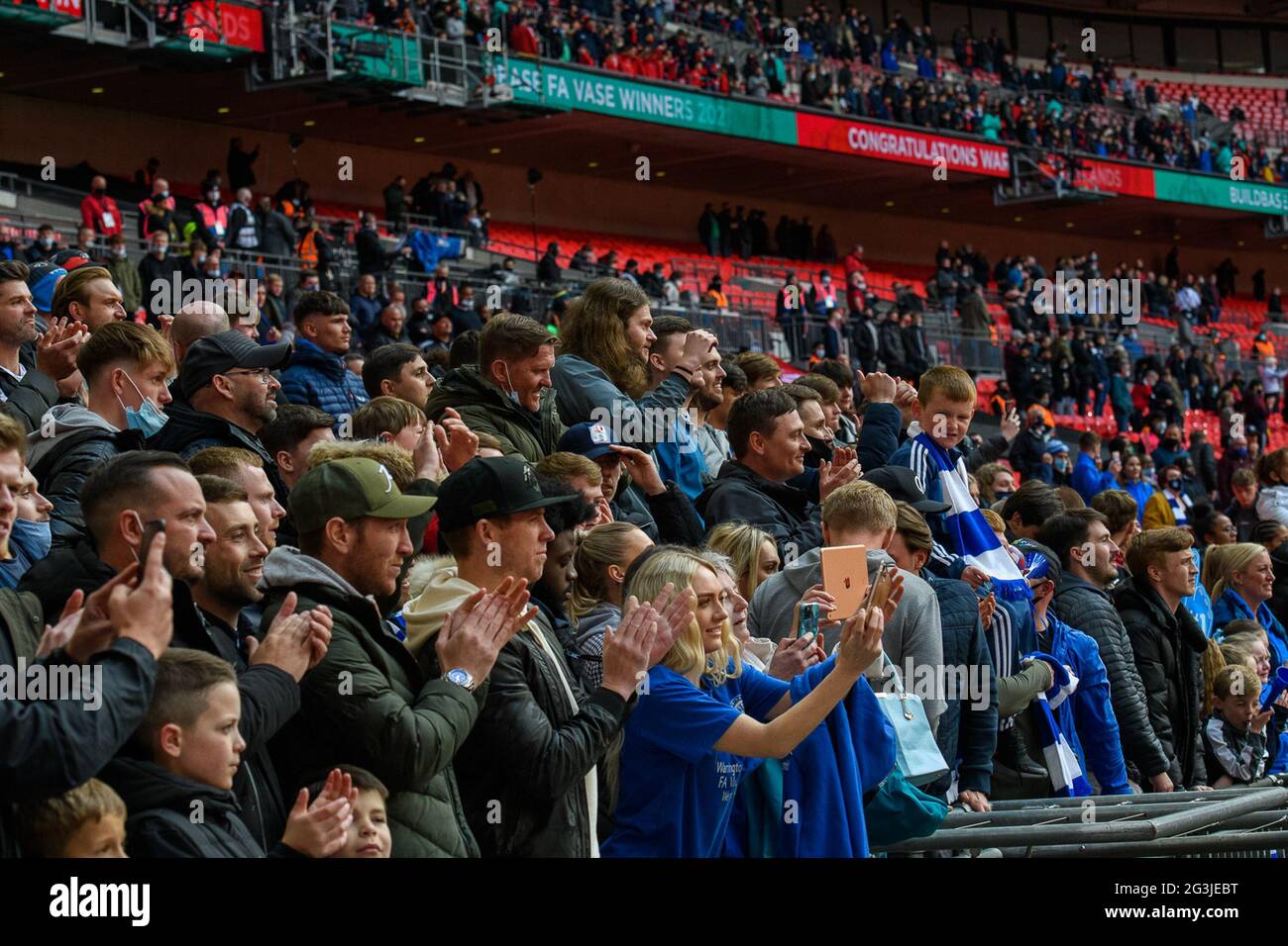 London, England 22 May 2021. The Buildbase FA Vase Final between