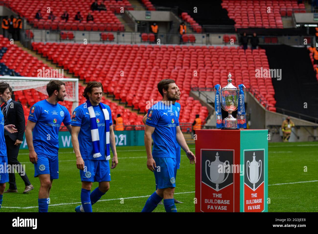 London, England 22 May 2021. The Buildbase FA Vase Final between