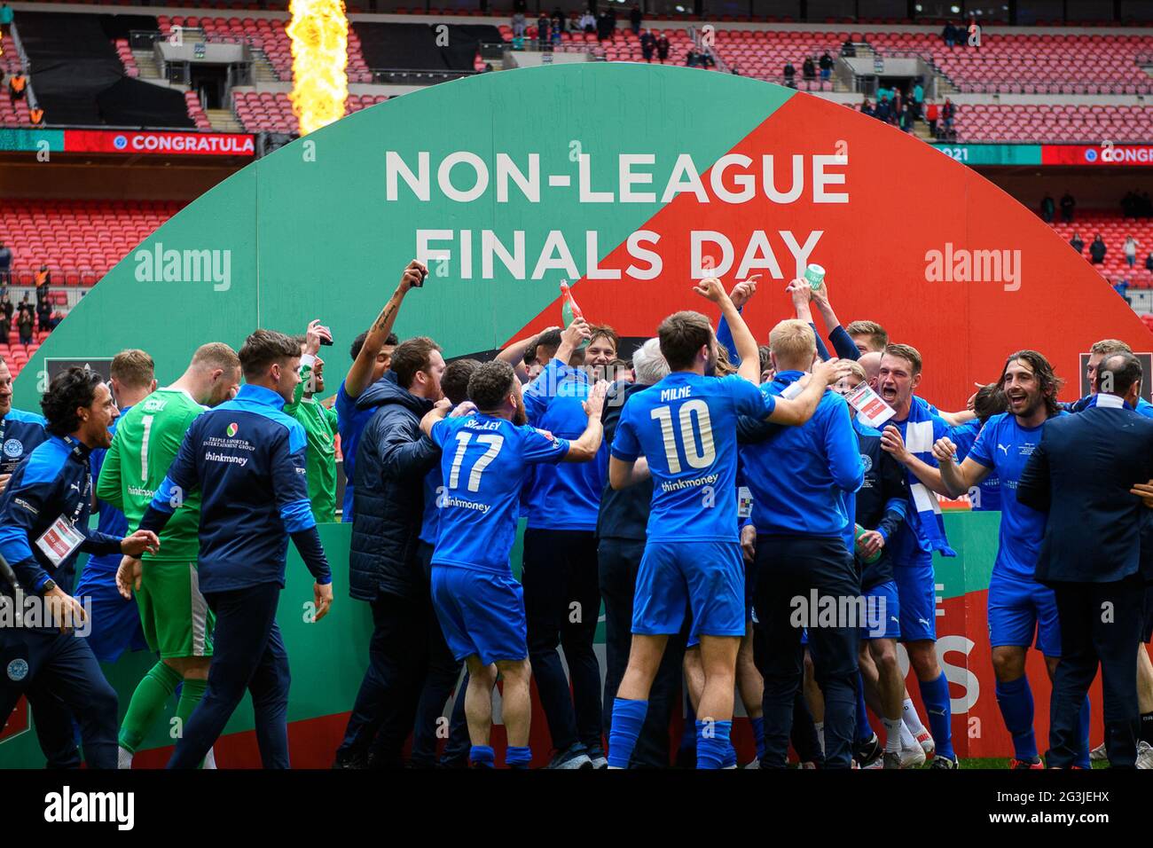 London, England 22 May 2021. The Buildbase FA Vase Final between