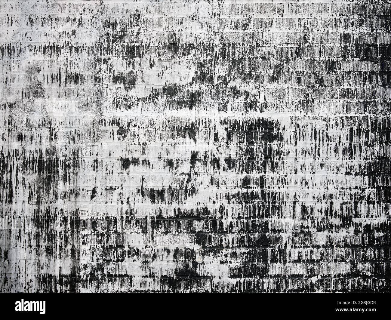 Black and white textured wall Stock Photo