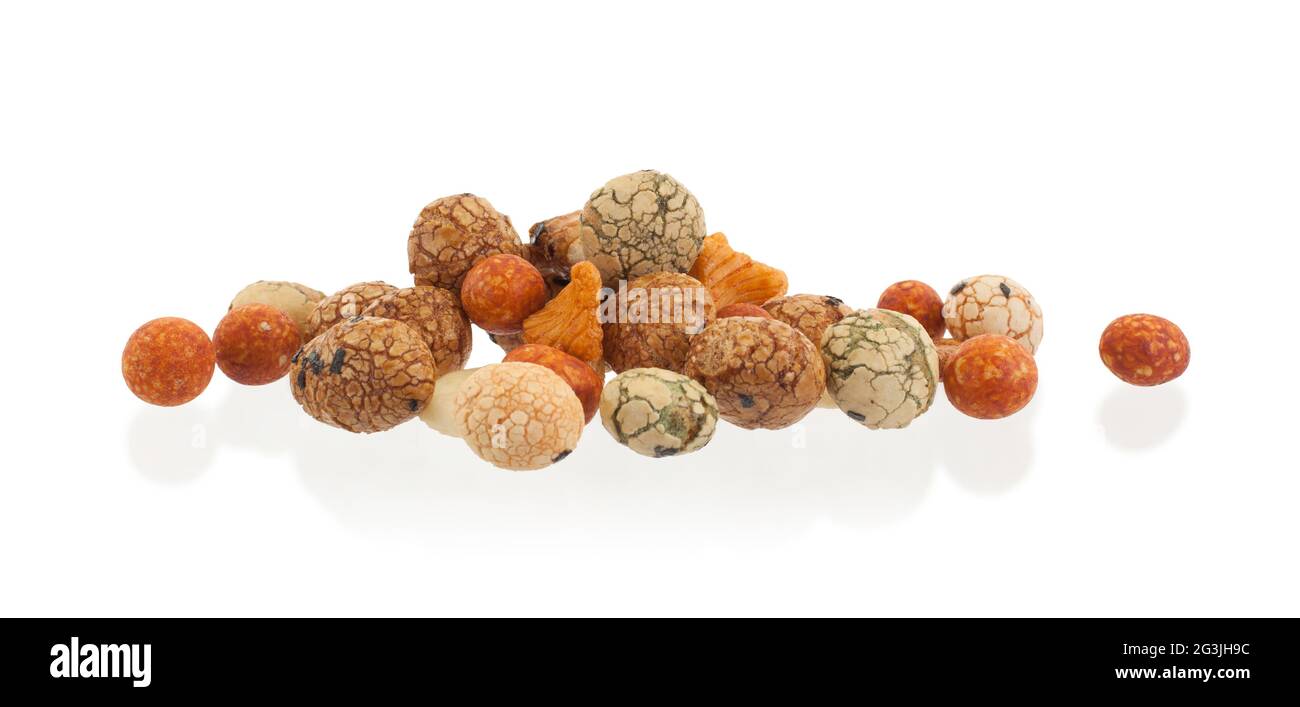 Mix of Japanese nuts Stock Photo Alamy