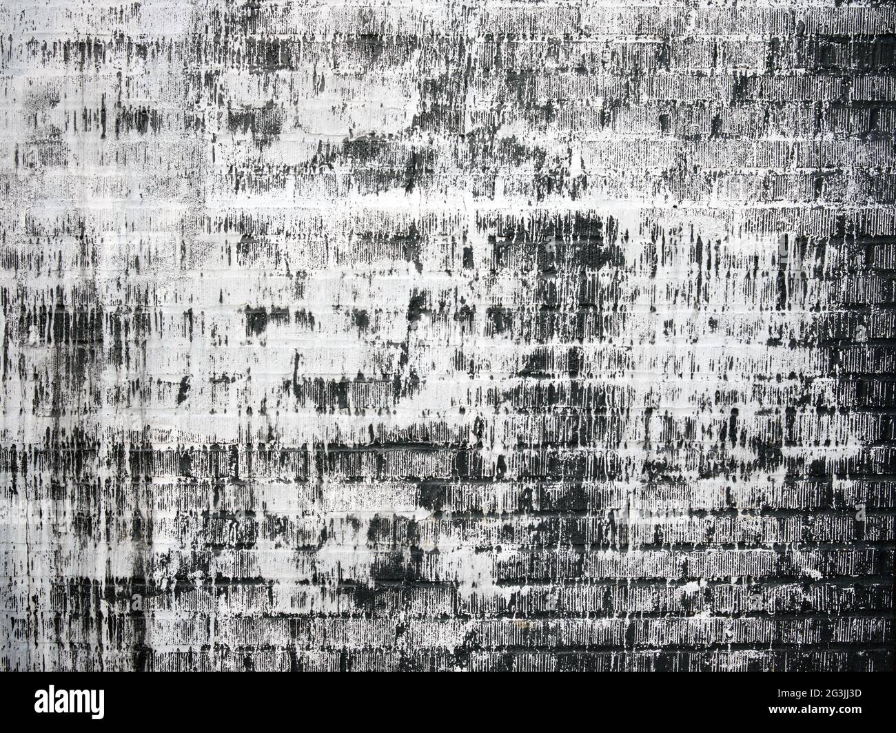 Black and white textured wall Stock Photo