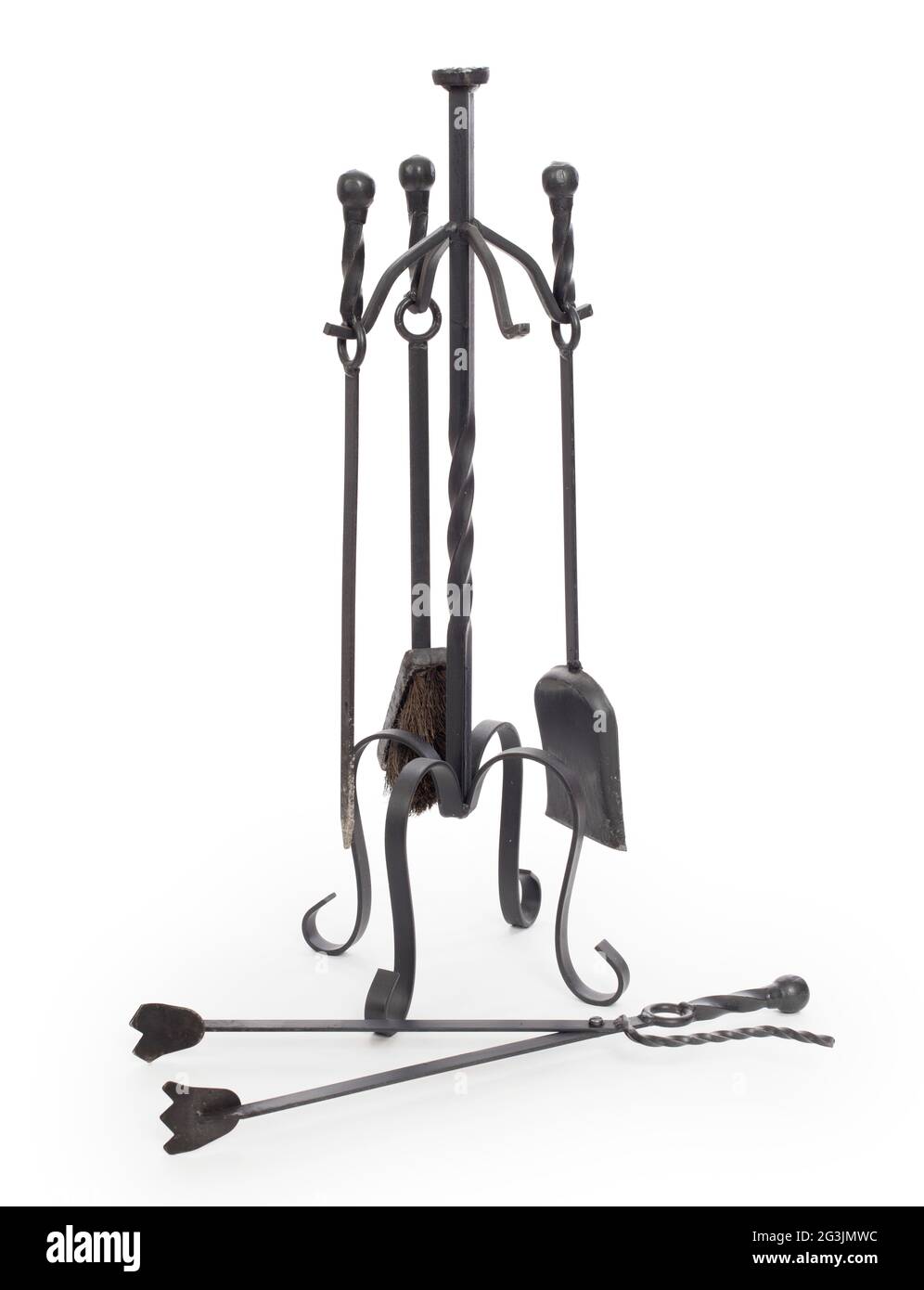 Set of fireplace accessories Stock Photo Alamy